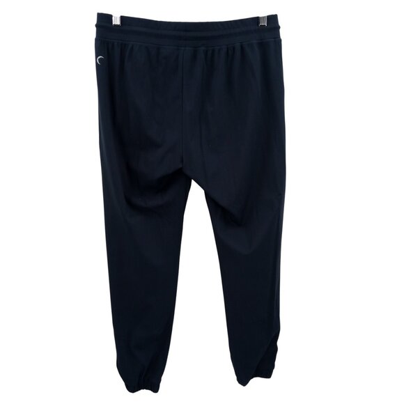 Zyia Everywhere Zipper Joggers Size M Active Blue Stretch Pockets Pants Workout - Picture 8 of 12